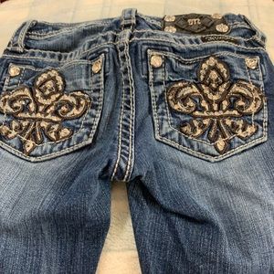 Miss Me Jeans, medium wash, skinny jeans, Size 7